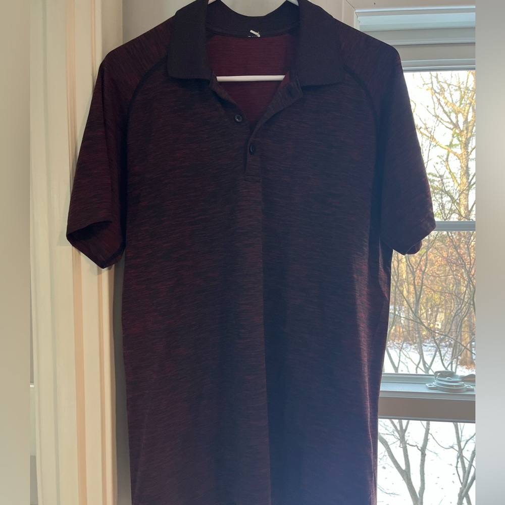 Men's lululemon Maroon Polo Shirt